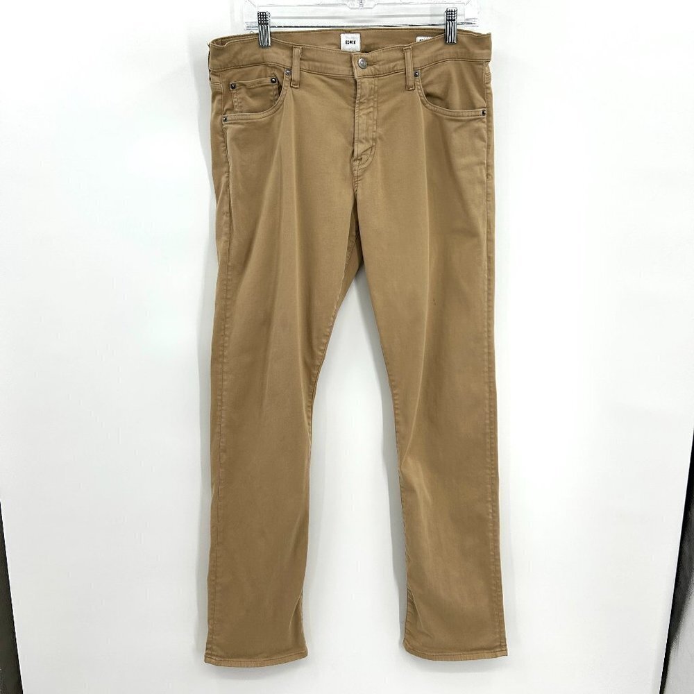 EDWIN Men's Jace Straight Leg Khaki Stretch Pants Size 32